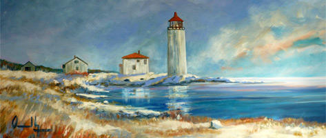 Le Phare de l'Île Verte, par Jean-Bernad Ouellet